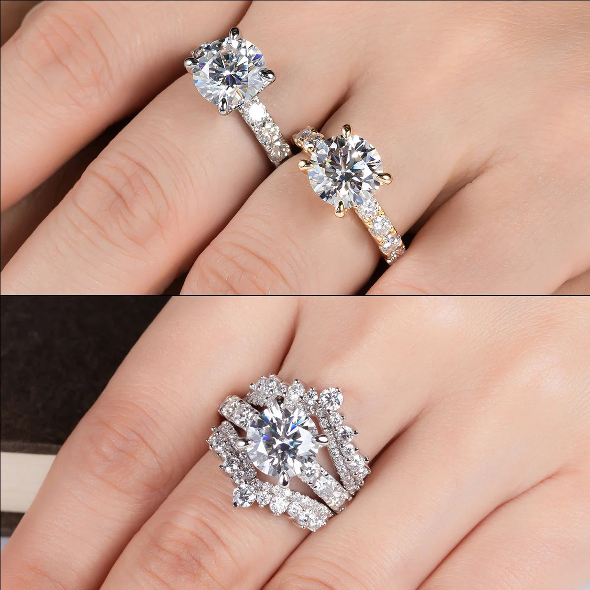 Anel Solitário Real Moissanite
