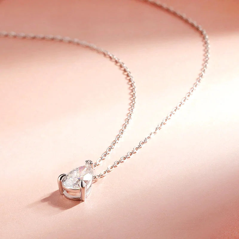 Colar Lumina Moissanite em Prata