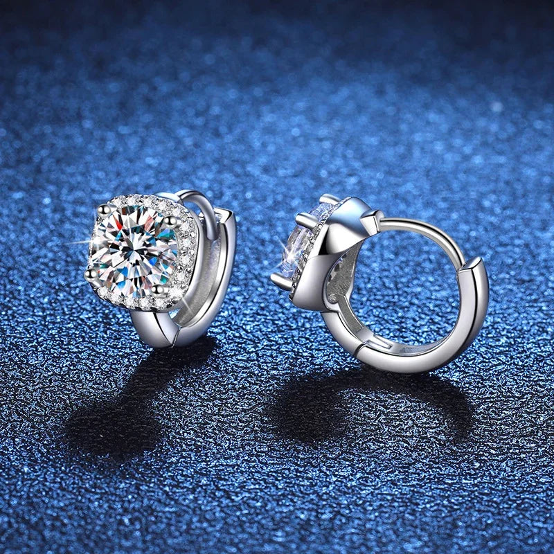 Brinco Brilho Sereno Moissanite