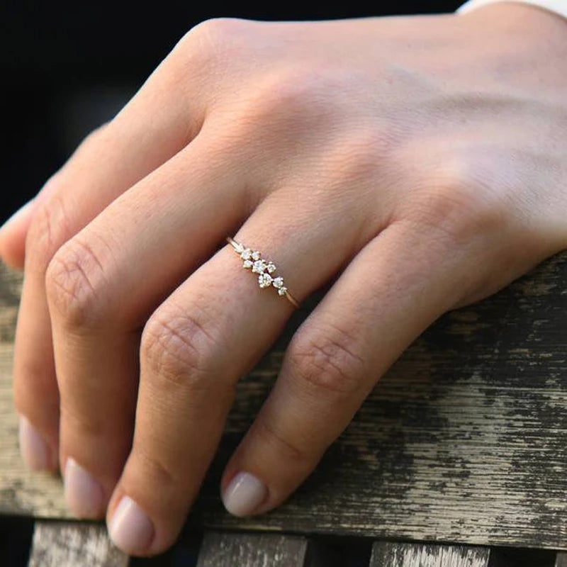 Anel Constelação Moissanite