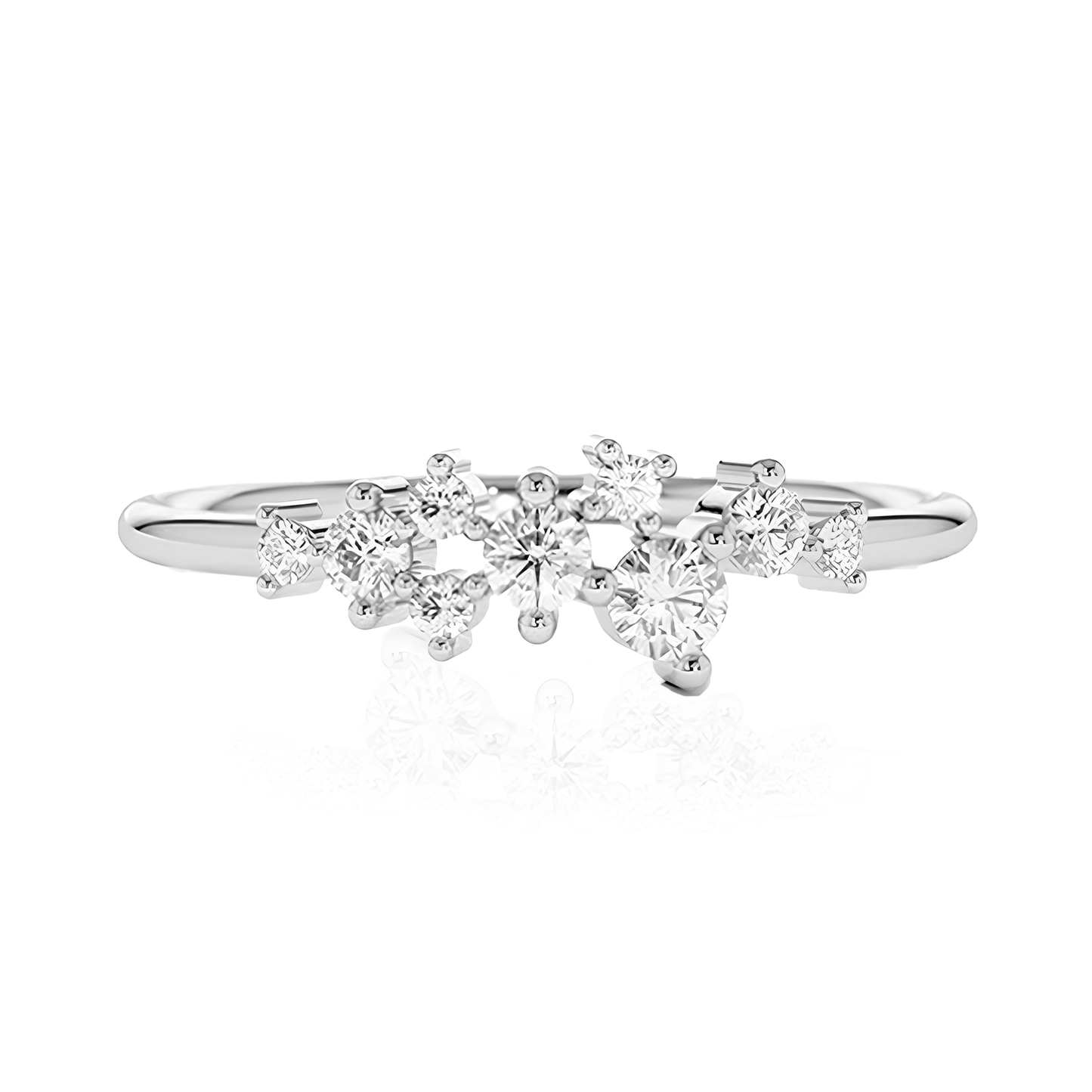 Anel Constelação Moissanite