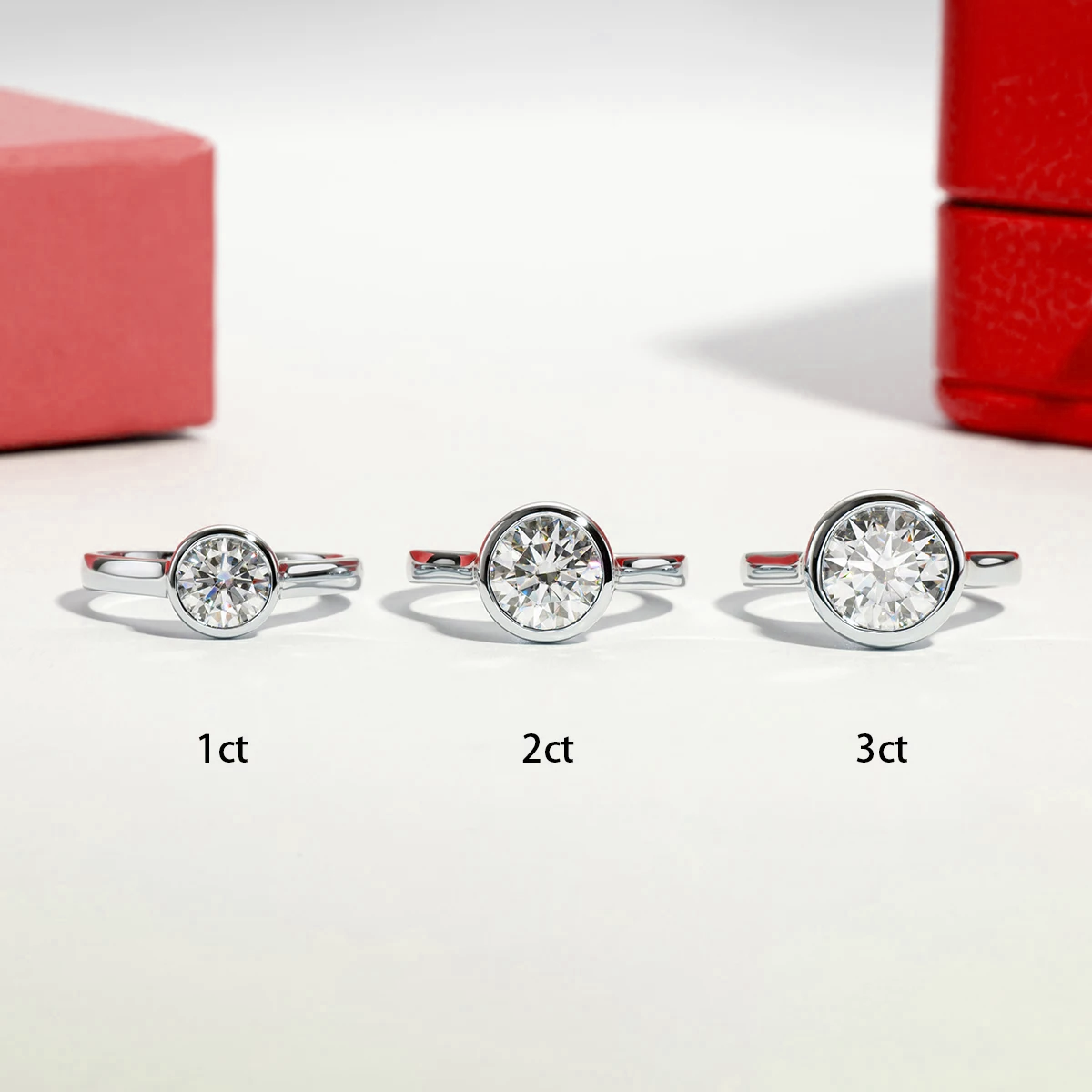 Anel Ponto de Luz Moissanite