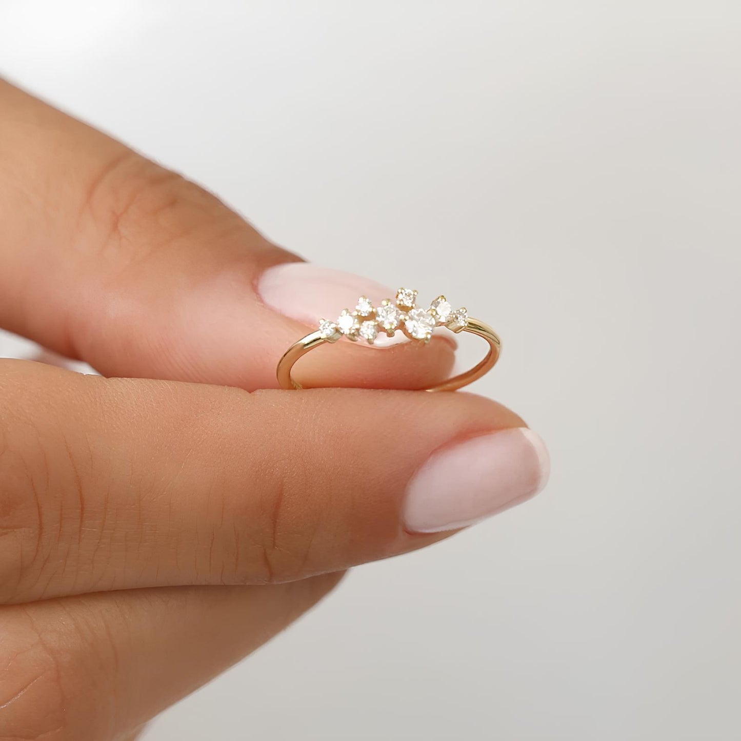 Anel Constelação Moissanite