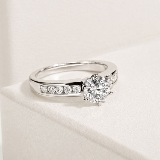 Anel Fairy Moissanite Banhado a Ouro 18k