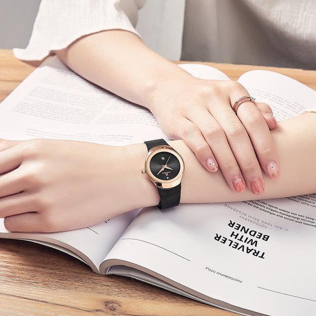 Relógio Feminino Mônaco Preto 32mm