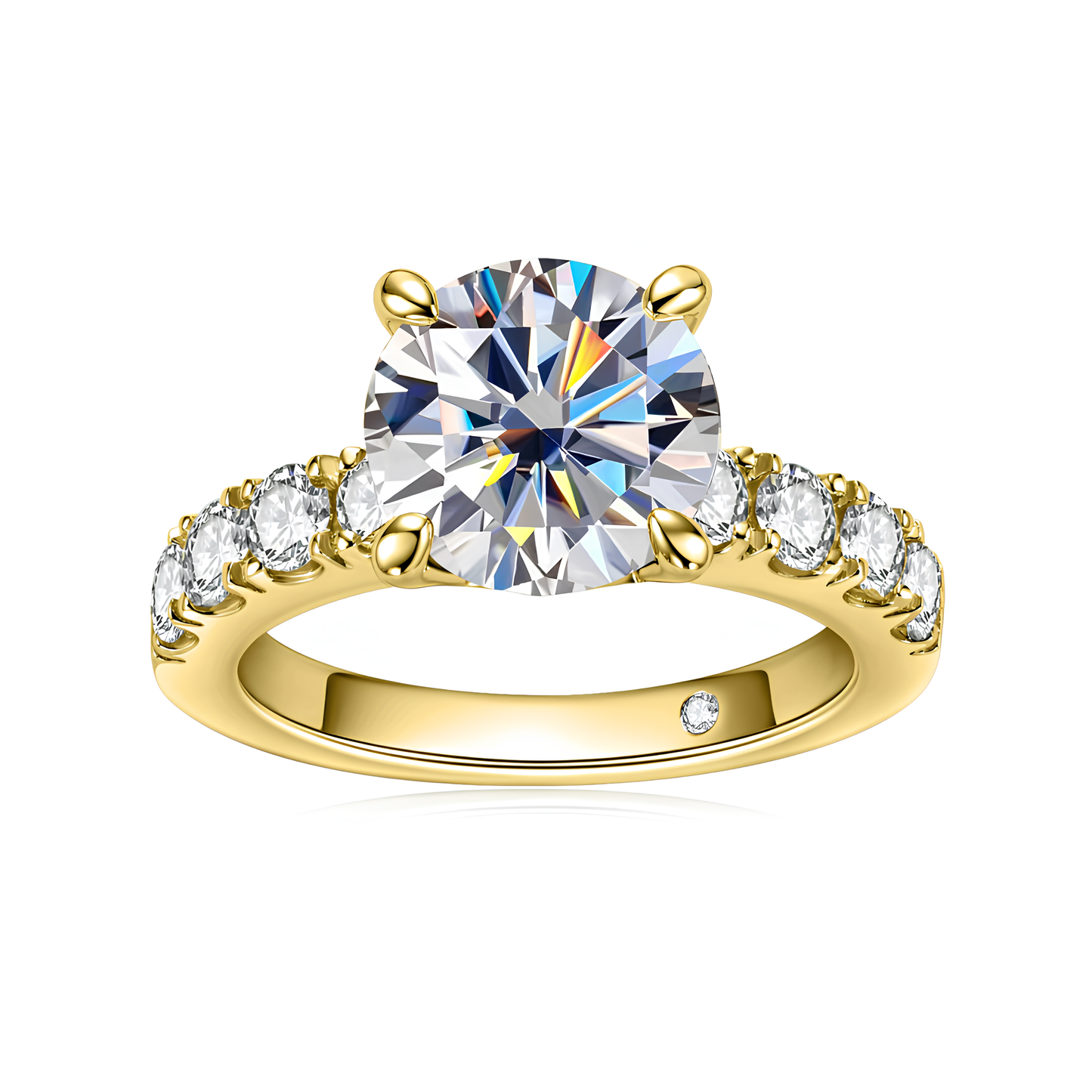 Anel Solitário Real Moissanite