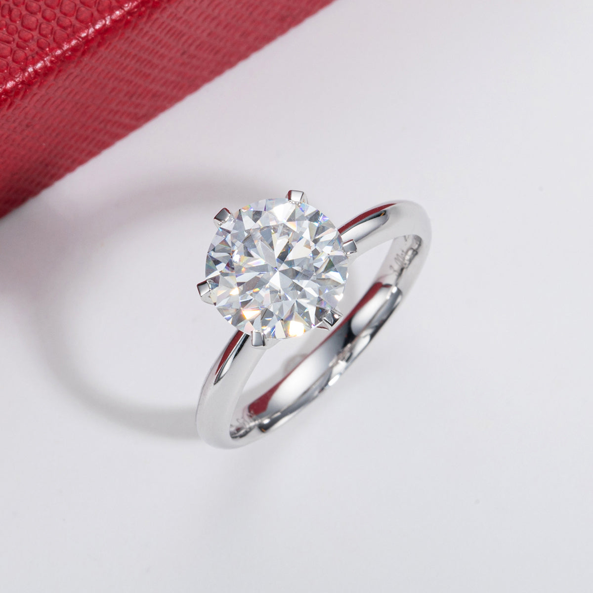 Anel Solitário Brilhante Moissanite - Loratta