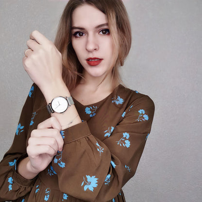Relógio Feminino Classic Prata 32mm