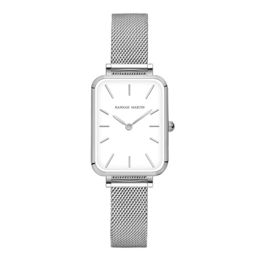 Relógio Feminino Vintage 34mm Prata
