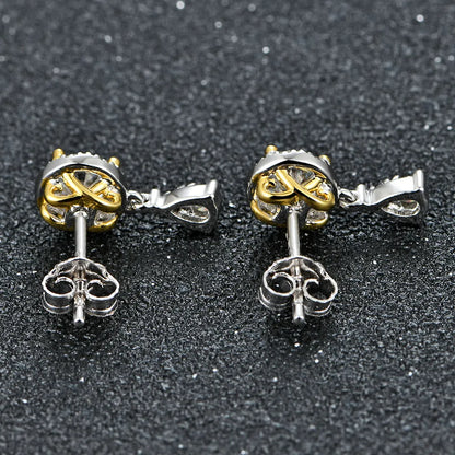 Brinco Pedra Celestial Moissanite - Loratta 