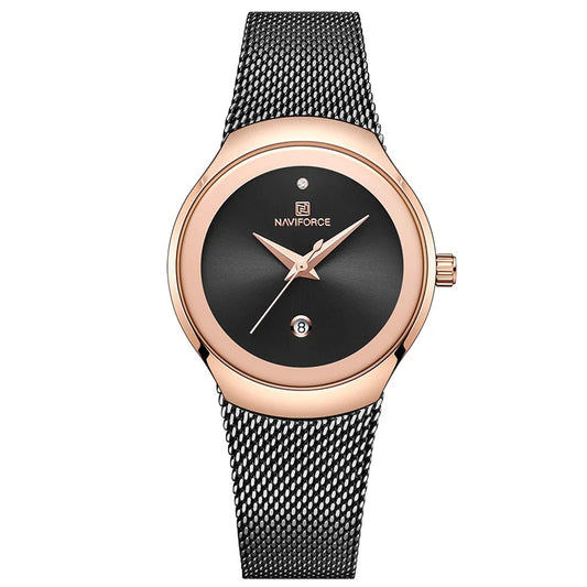 Relógio Feminino Mônaco Preto 32mm