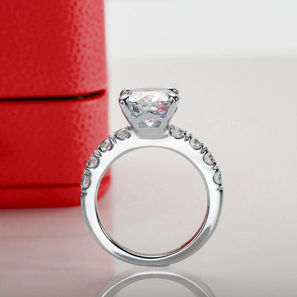 Anel Solitário Real Moissanite