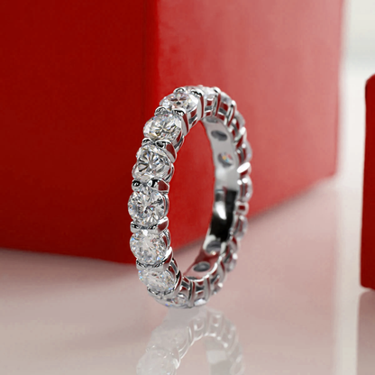 Aliança Fiel Amor 480 Pontos Moissanite
