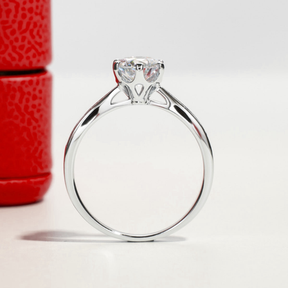 Anel Borealis Moissanite Cravejado