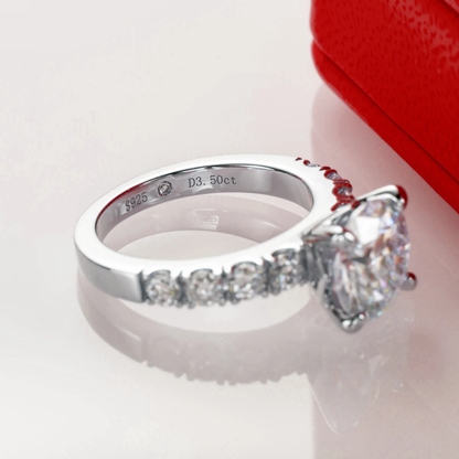 Anel Solitário Real Moissanite