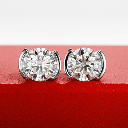 Brinco Ponto de Luz Moissanite