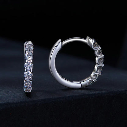 Brinco Coroa de Luzes Moissanite