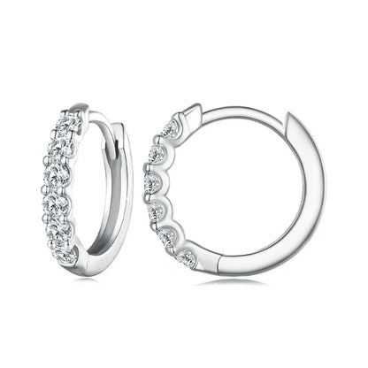 Brinco Coroa de Luzes Moissanite