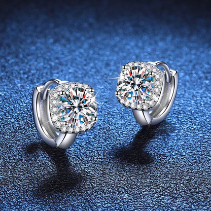 Brinco Brilho Sereno Moissanite