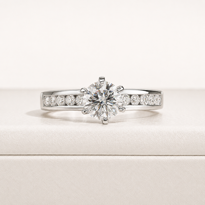 Anel Fairy Moissanite Banhado a Ouro 18k