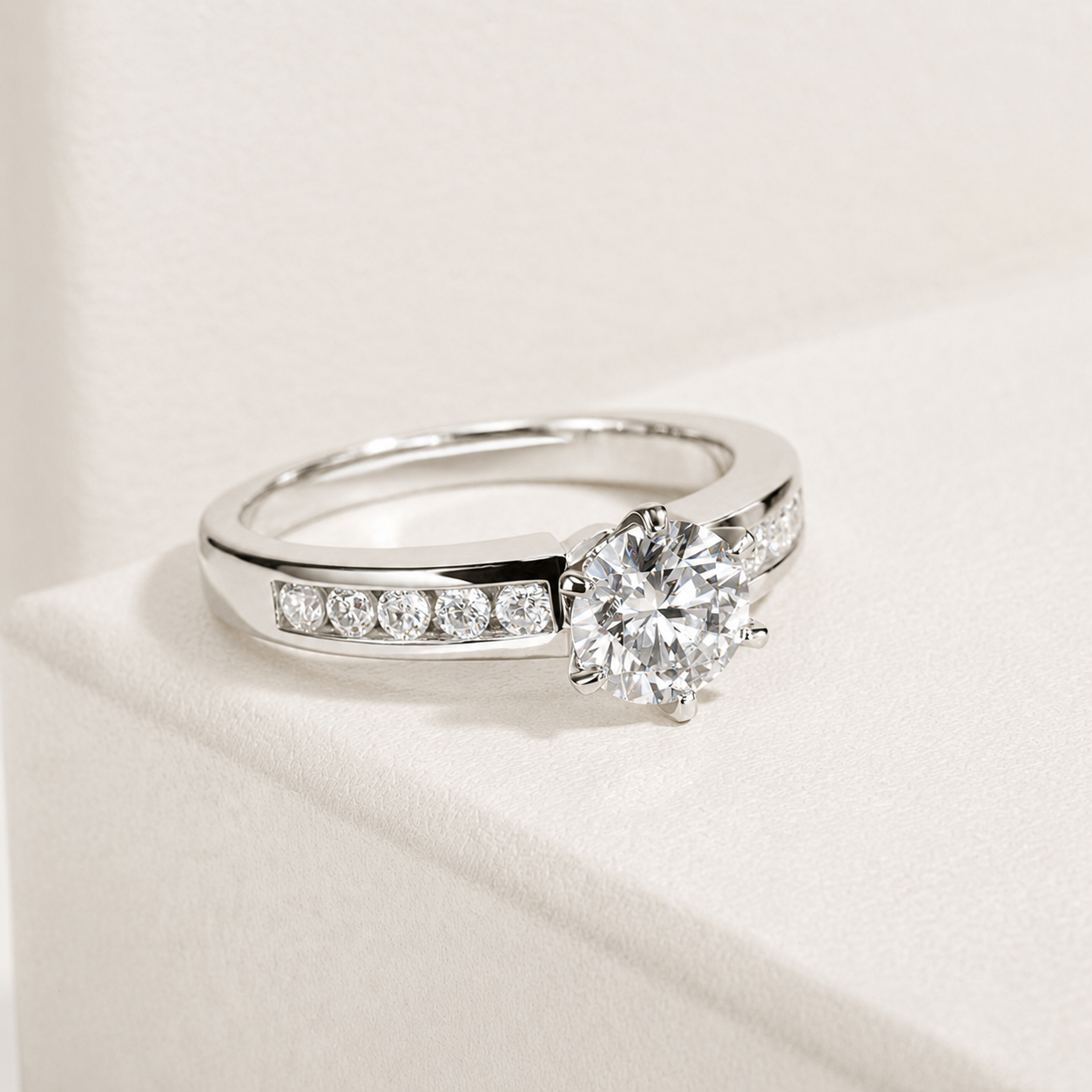 Anel Fairy Moissanite Banhado a Ouro 18k