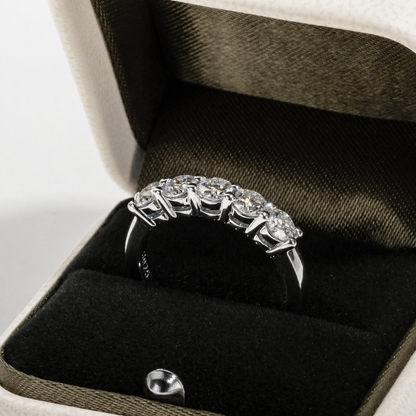 Anel Quintessência Moissanite Banhado a Ouro 18k