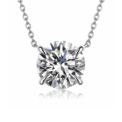 Colar Alma Brilhante Moissanite Banhado a Ouro