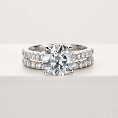 Conjunto Alvor Moissanite Banhado a Ouro 18k