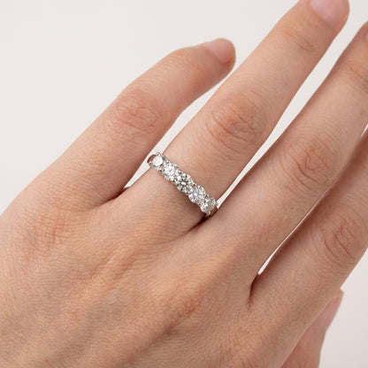 Anel Quintessência Moissanite Banhado a Ouro 18k