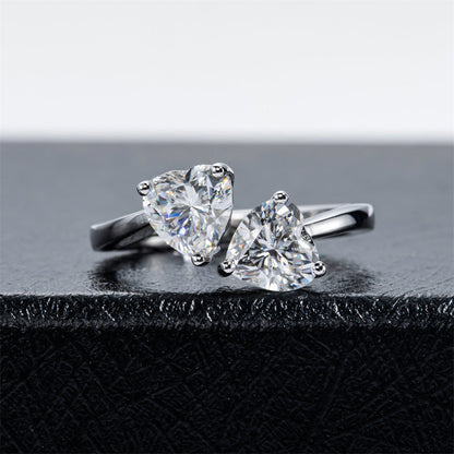 Anel Laço de Amor Moissanite - Loratta 